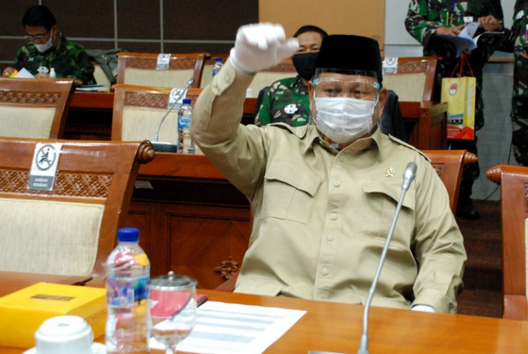 Menhan,Panglima TNI Dan KSAD Raker Bahas Anggaran