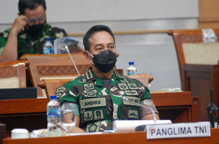 Panglima TNI Raker Dengan Komisi I DPR