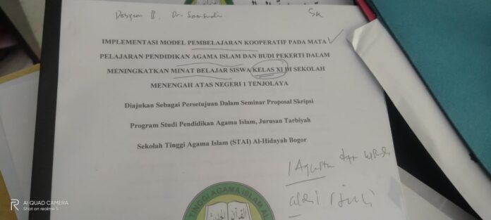 Ilustrasi Proposal Skripsi