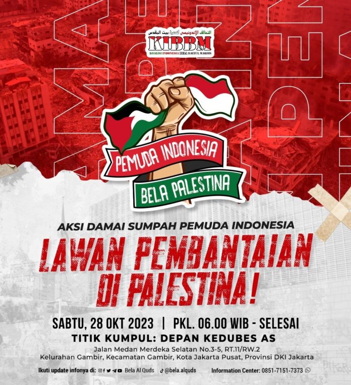 Lawan Pembantaian di Palestina, Ustadz Zaitun Ajak Masyarakat Hadiri Aksi Damai Sumpah Pemuda Esok Pagi