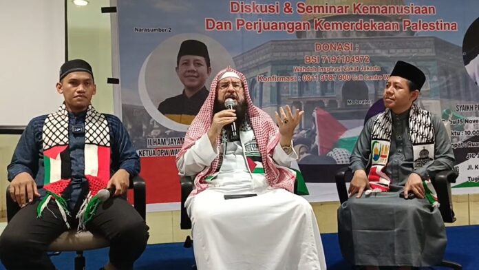 Bahas Keutamaan Masjidil Aqsa dan Kondisi Terkini di Gaza , KITA Palestina Gelar Seminar Kemanusiaan Bersama Syaikh Prof Murawweh Nashar