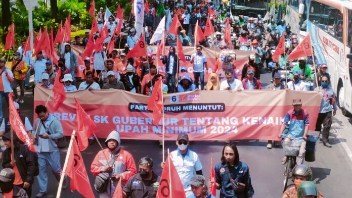 Geruduk Kedubes Amerika, Partai Buruh Serukan Stop Perang Palestina Israel - Gencatan Senjata Permanen