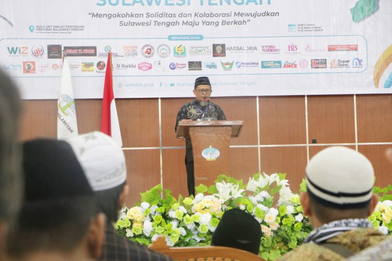 Buka Mukerwil ke-11 Wahdah Islamiyah Sulteng, Karo Renstra Provinsi Dorong Kolaborasi untuk Kesejahteraan